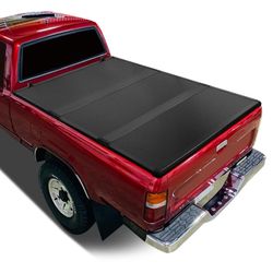W#913 Auto Dynasty FRP Hard Tri-Fold Truck Bed Tonneau Cover Compatible with 1(contact info removed) Toyota 2004