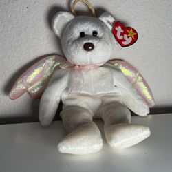 Halo Beanie Baby 1998 With Brown Nose