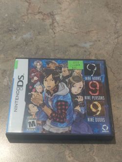 9 Hours 9 Persons 9 Doors Nintendo DS Complete