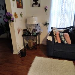 BLUE JEAN LOVE SEAT SOFA RARELY USED  FOR SALE HOW MUCH YOU WANNA  PA$$$Y