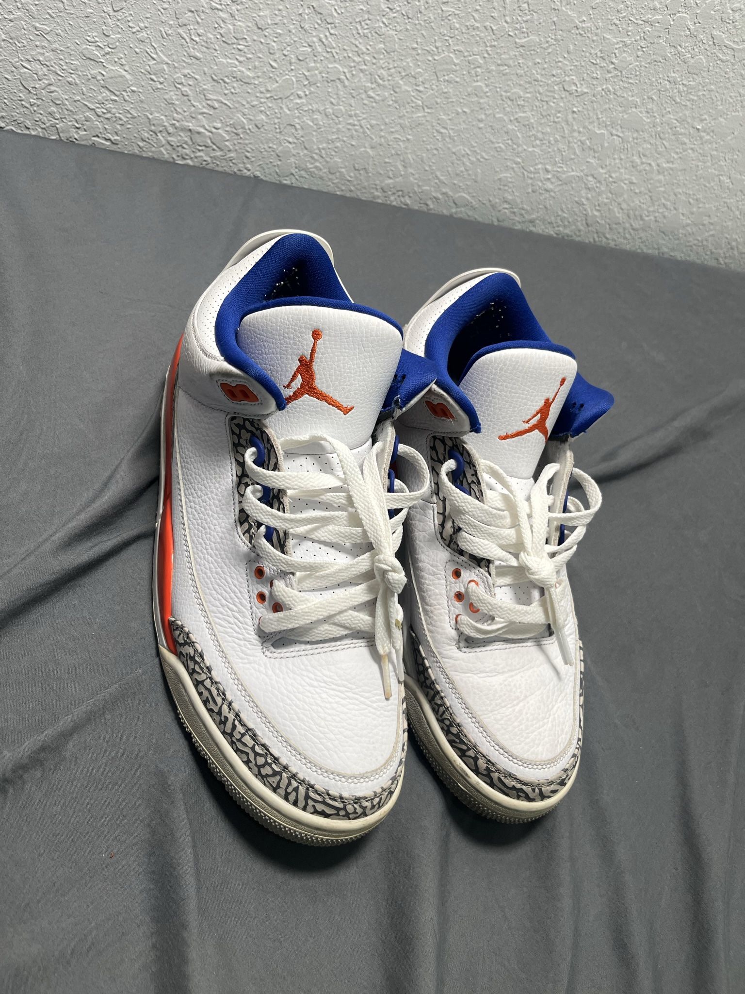 Nike Air Jordan 3 III Retro Knicks White Size 10 Sneakers 136064-148