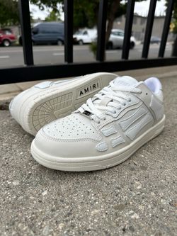 AMIRI SKEL TOP LOW - WHITE