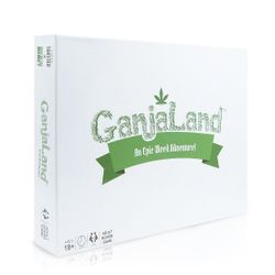 GanjaLand An Epic Weed Adventure Novelty Adult Board Game - New/ Sealed