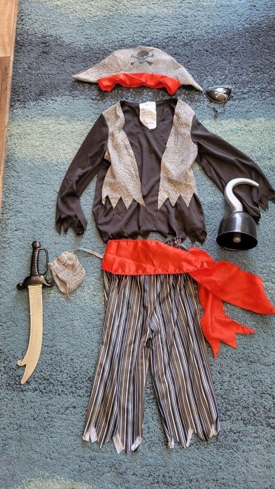 Pirate Costume Child Size Small