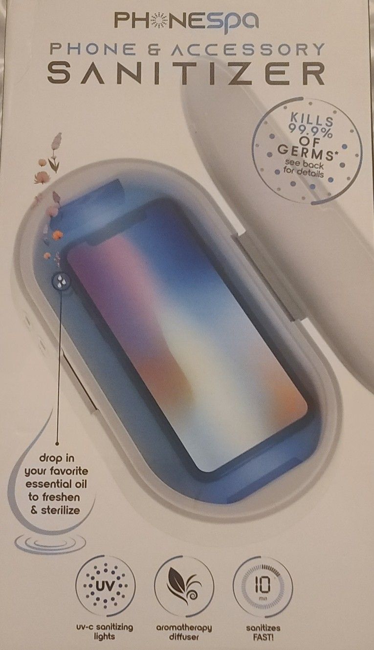 PhoneSpa iphone android Phone & Accessory UV Sanitizer NIB