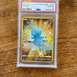 PSA 10 Gold Mew Celebrations