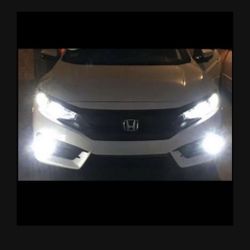 LED BRIGHT Bulb Upgrades Fog Or  Headlights  With Warranty Luces Azul Blanco 9006 Hb4  H11 Luces White 6k ,8k Blue White 