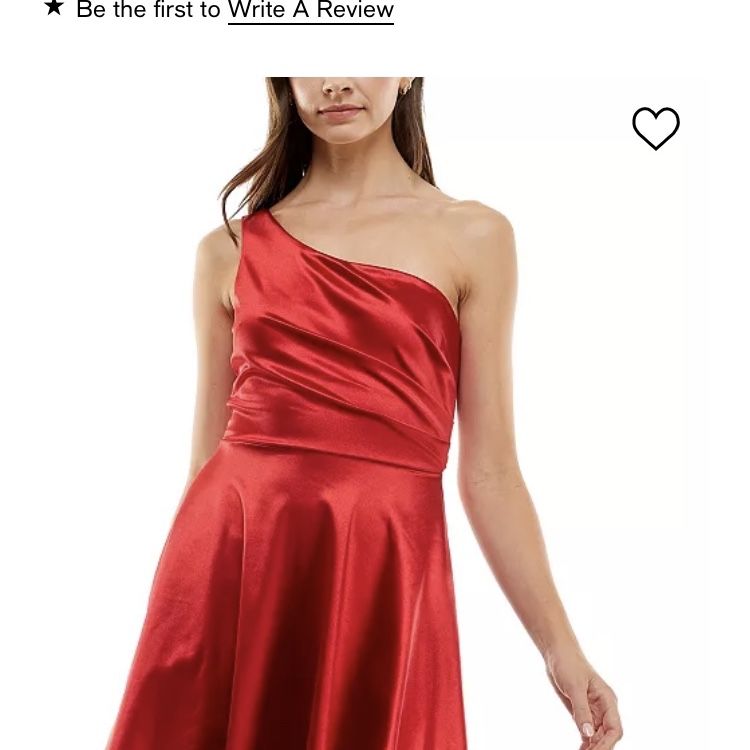 red one shoulder dress macys Women's Red Semi-Formal Cocktail & Party Dresses