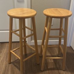 Set of Two Bar Stools 