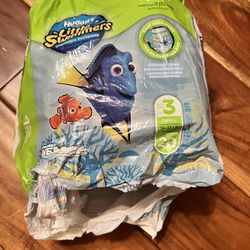 Little swimmers swim diapers. Size 3. Includes 10