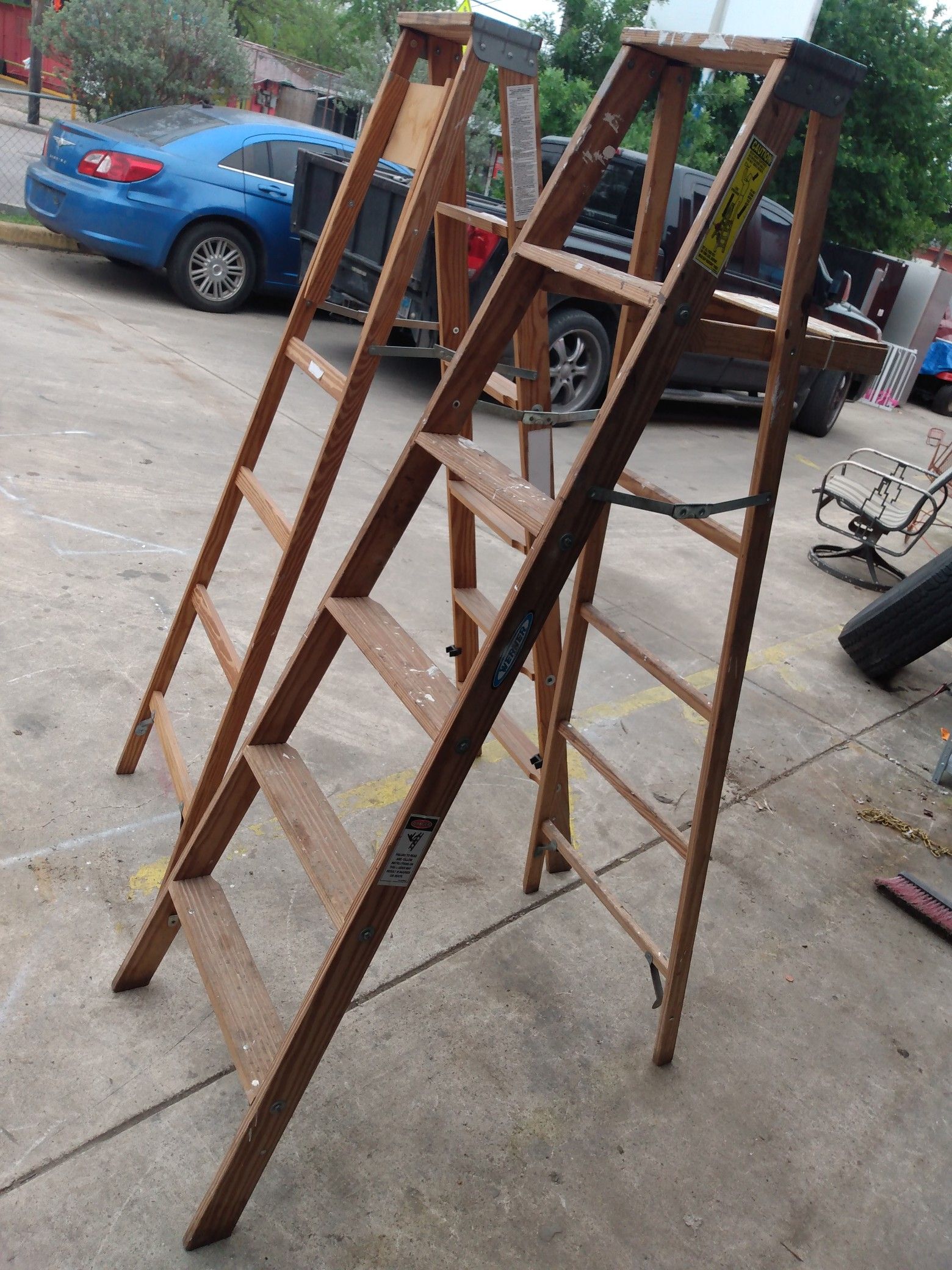 2. 6f wood Werner ladders