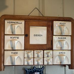 Antique German Spice Rack