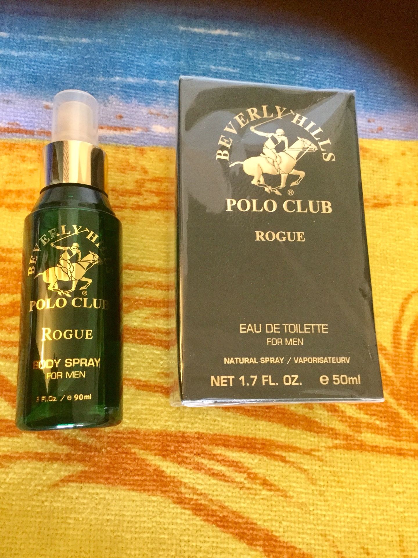 POLO CLUB 🐎🎩 Beverly Hills Men cologne - perfume & Polo club body Spray / NEW selling together for $25