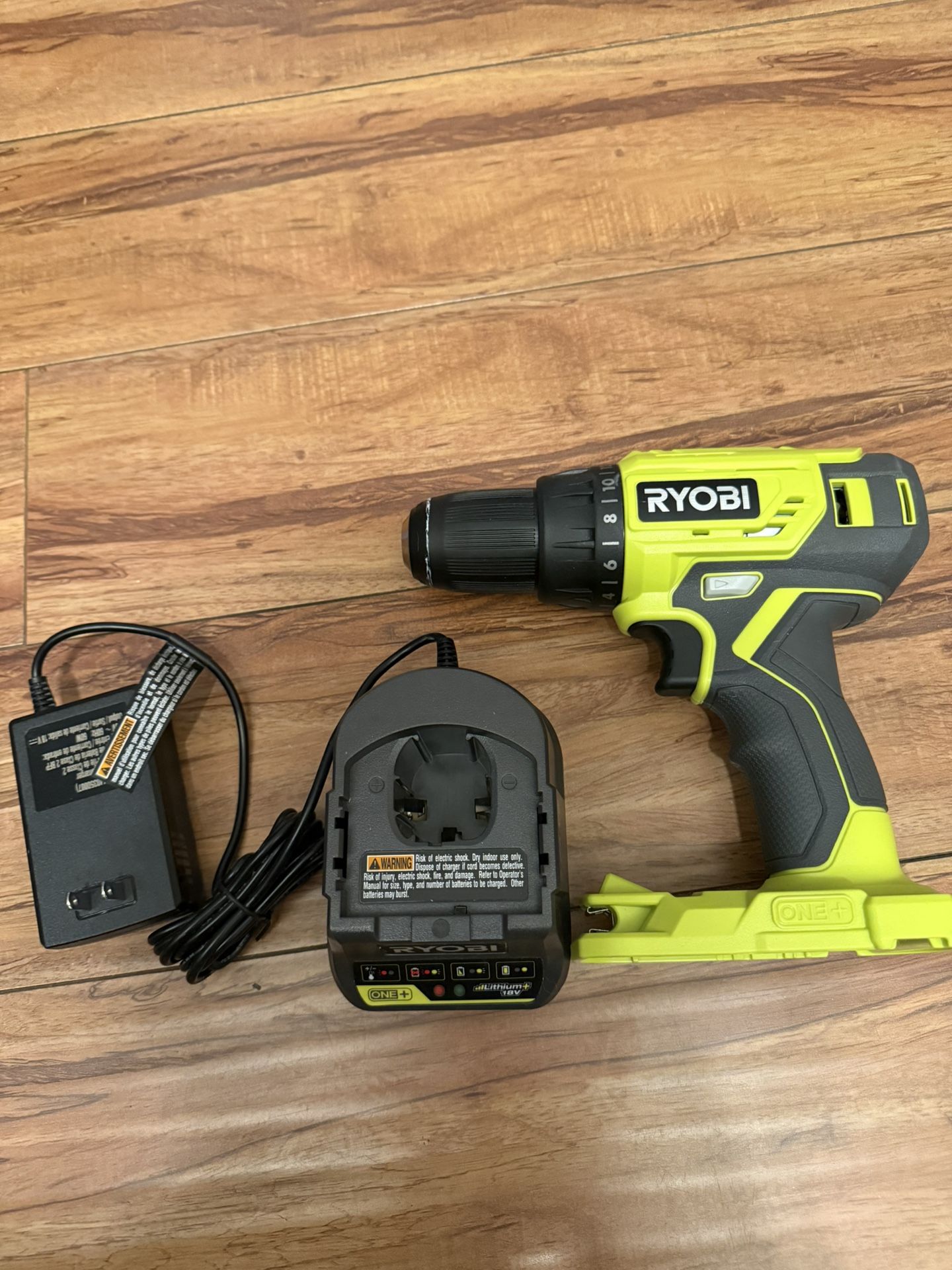 Ryobi 18 Volt One +Cordless Drill And Charger No Battery