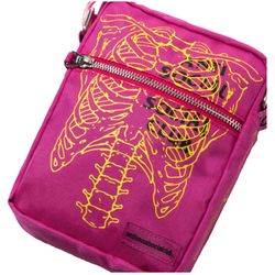 Anti Social Social Club Fracture Side Bag Pink