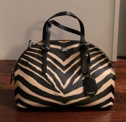 COACH Zebra Dome Bag