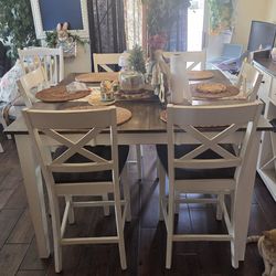 Comedor de 6 sillas “farmhouse”