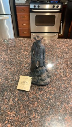 Small J.LARGO SCULPTURE COWBOY FIGURE