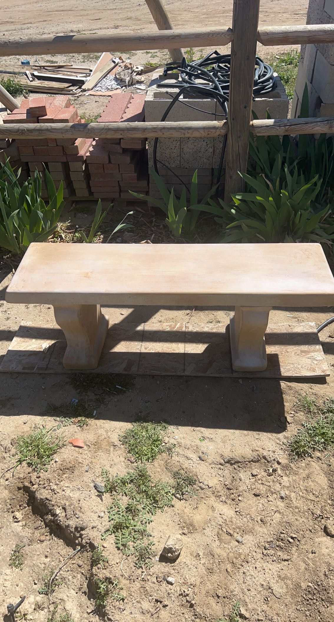 large smooth bench / Grande Banca Lisa