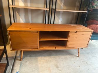 MCM solid wood TV stand