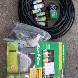 New Rain Bird Automatic Sprinkler System