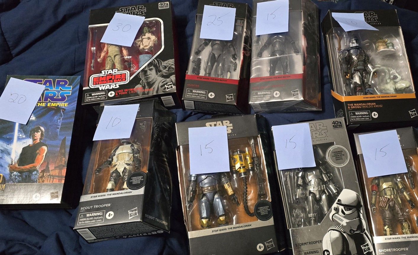 Lot Of 9 Star Wars Black Series Action Figures