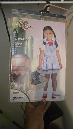 2T Dorothy "Wizard Of Oz" Halloween 🎃 Cosrume
