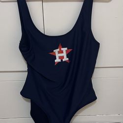Houston Astros Women’s Size Medium Bathing Suit 