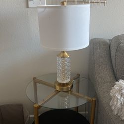 Glass Lamps Set 
