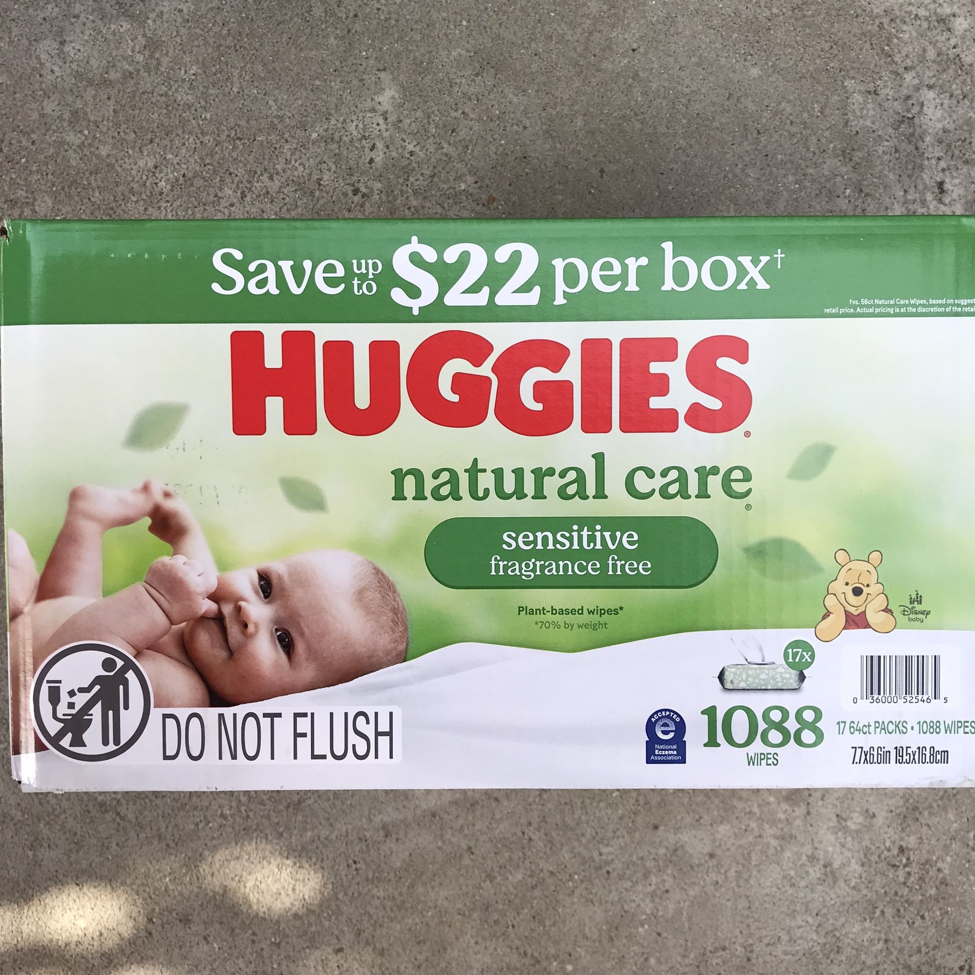 Huggies Sensitive 1088 Wipes