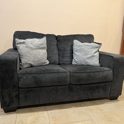Modern Gray Loveseat (Ashley Furniture) – Great Condition