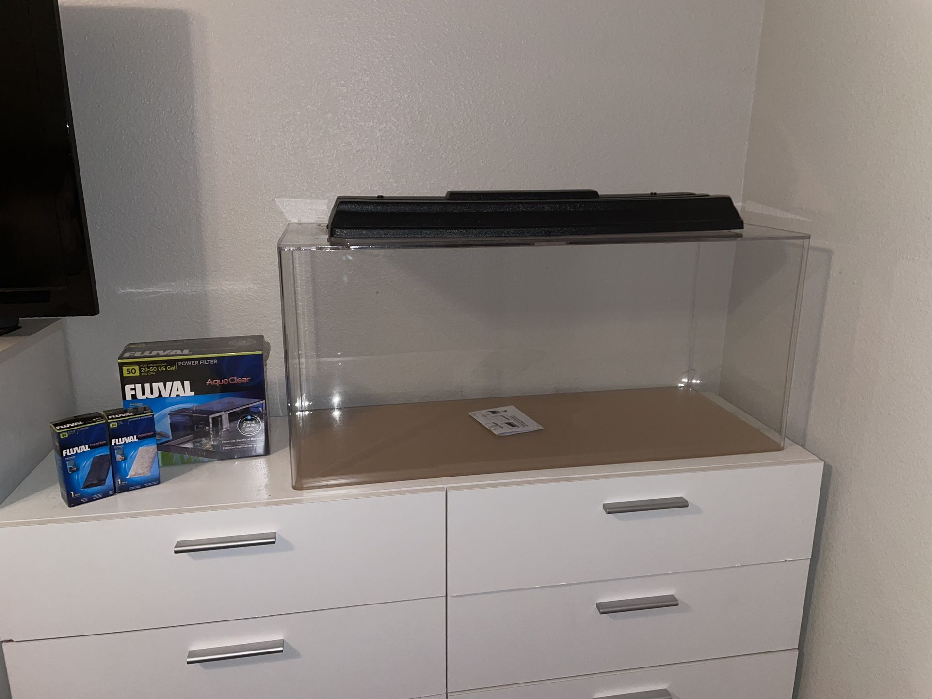 SeaClear 40-Gallon Acrylic Fish Tank