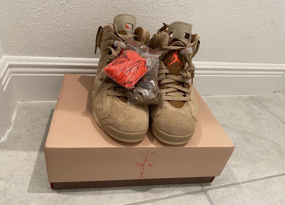 Jordan 6 Retro x British Khaki Men Sz 10