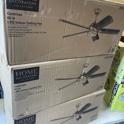 New 60” Ceiling Fan w/fan