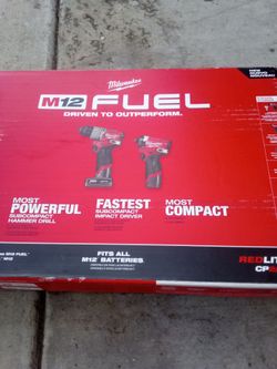 Brand New  M12 Fuel drill / impact combo kit