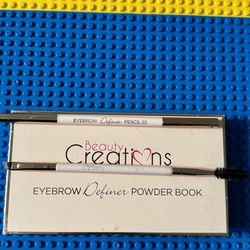 beauty creation eye brow book bundle