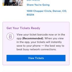 Deftones Tickets (2)