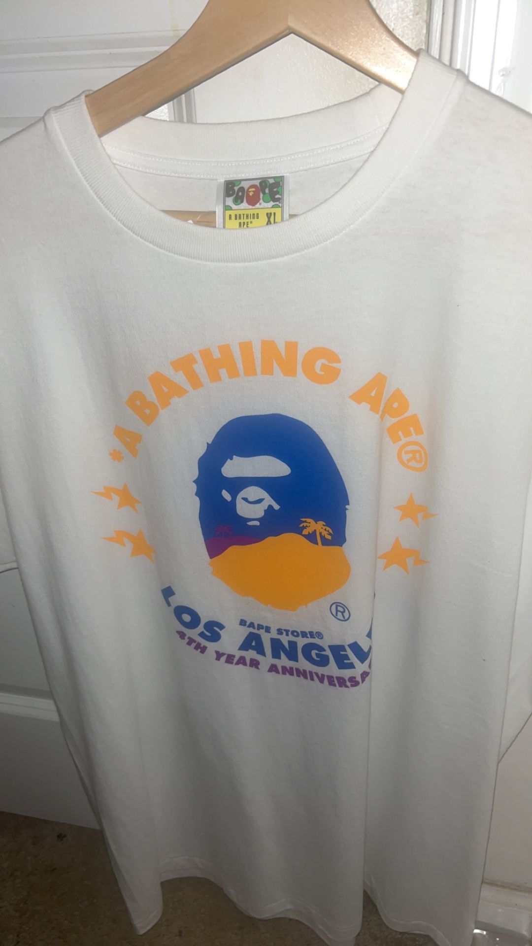 Bape LA Exclusive 4th Year Anniversary Tee