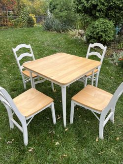 Wood Table With Chore