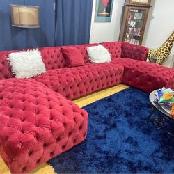 Red Sectional