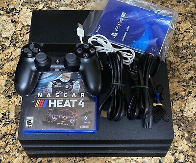 Sony PlayStation 4 Pro (PS4 Pro) 4K 1TB, One controller, NASCAR Heat 4 Game