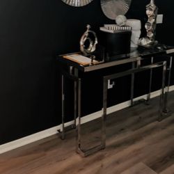 Silver Hallway Table 