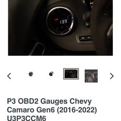 6th Gen Camaro Multi Gauge 