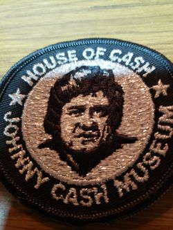 Johnny cash patch- vintage
