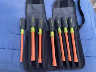 Greenlee 7PC Insulated Nut Driver Kit 3/16"-1/2"