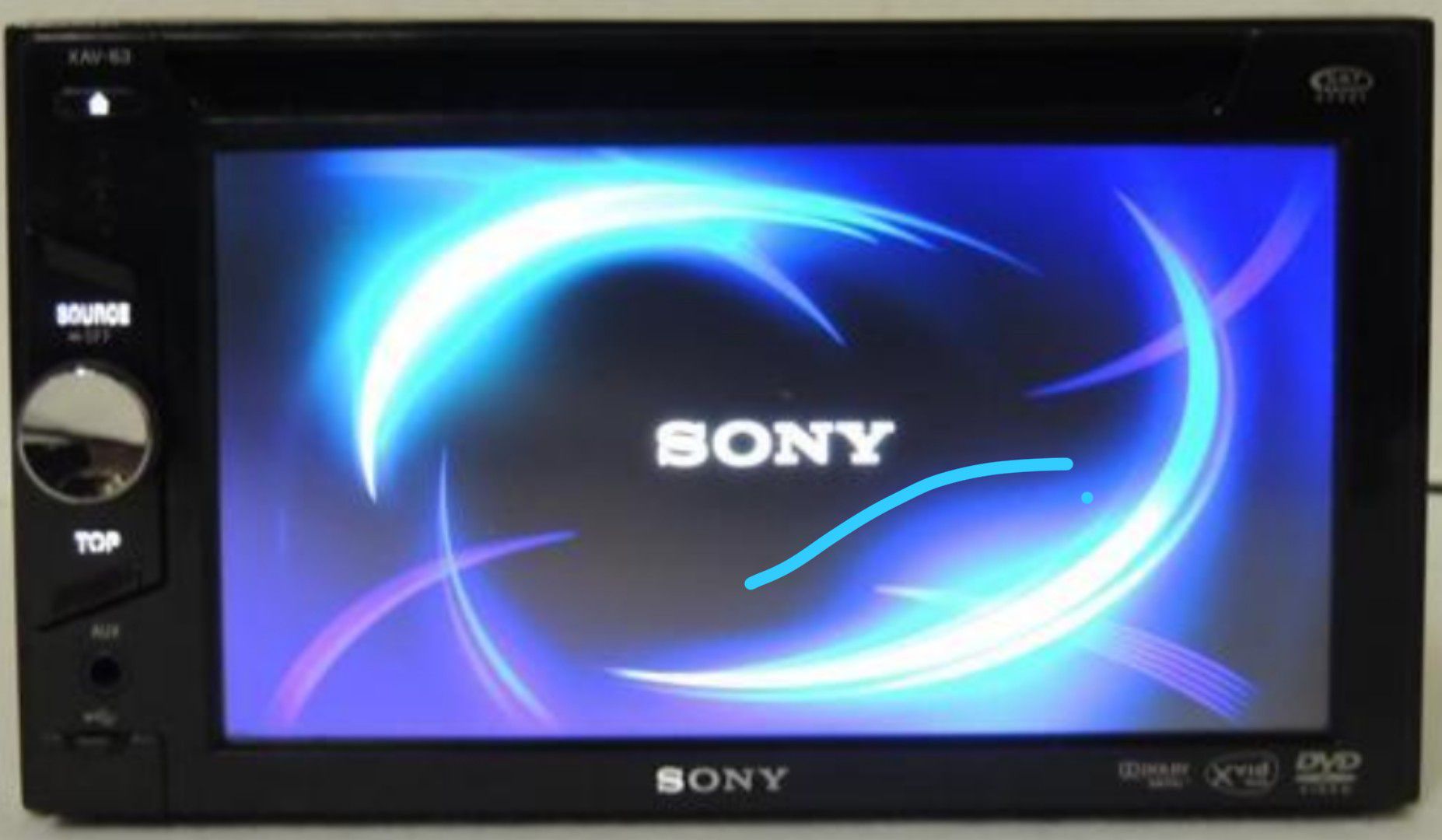 SONY (TOUCH SCREEN) CAR STEREO & DVD PLAYER.