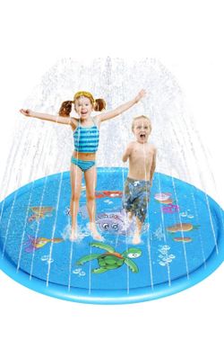 Pool sprinkler mat for kids