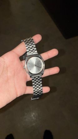 Nixon silver watch