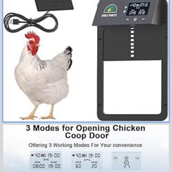 Automatic Chicken Door with Light Sensor & Timer