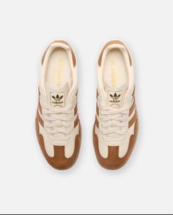 Adidas Samba Cream and Brown Sneakers